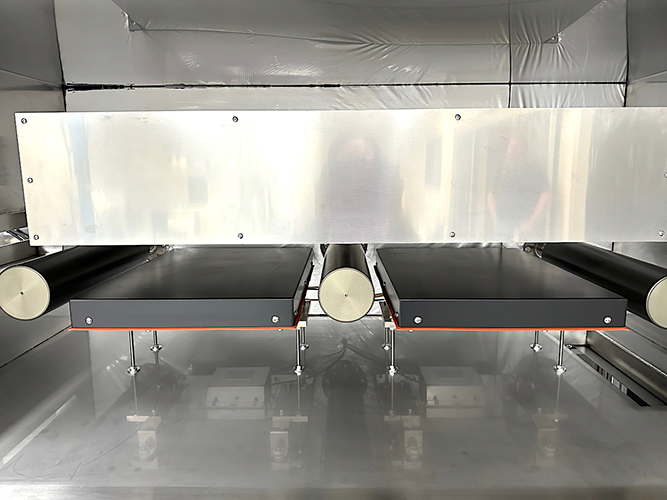 Tri Coater with IR panel heater